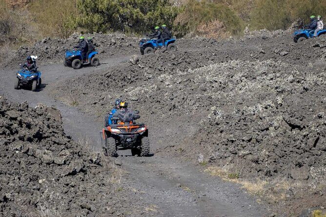 1 1/2 - 2 Hours Guided Excursion of Etna by Quad - From eruptive fractures to black sand: the route’s first wow moment
