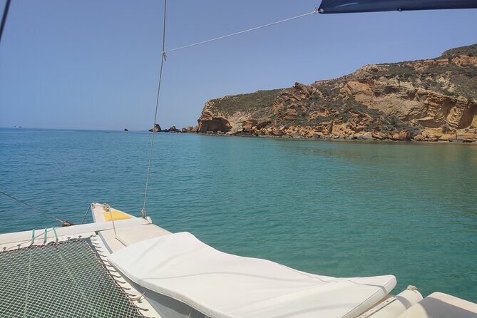 4 Hours Catamaran Tour to the Scala dei Turchi - Le Pergole: Uncrowded Clear Water, Plus Monterosso Tower Views