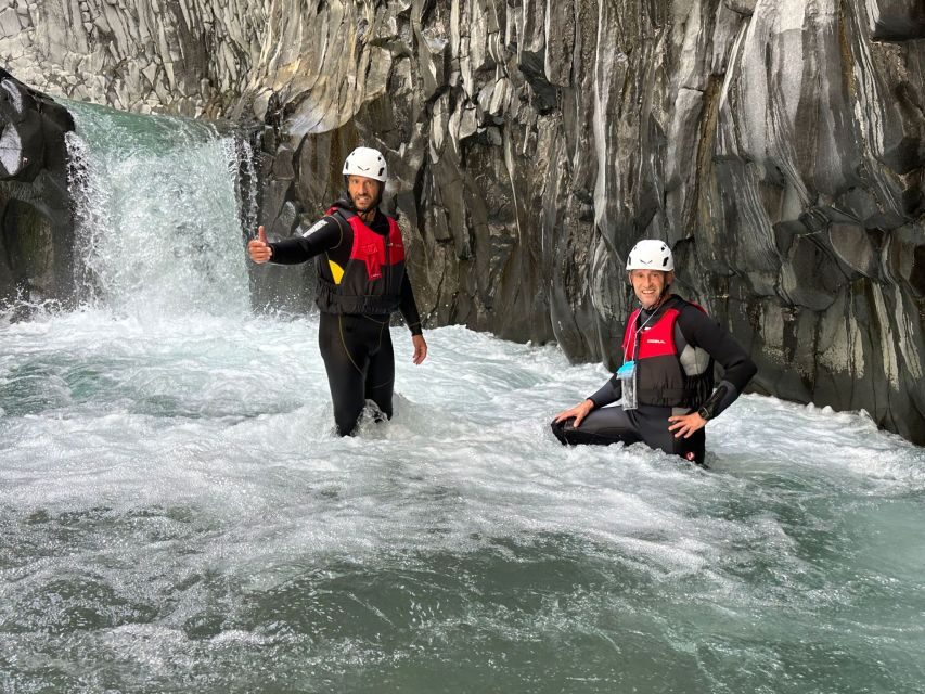Alcantara River and Gorges: Bodyrafting Experience - Inside the Canyon: Walk Up, Swim, Jump, and Spot Volcanic Rock