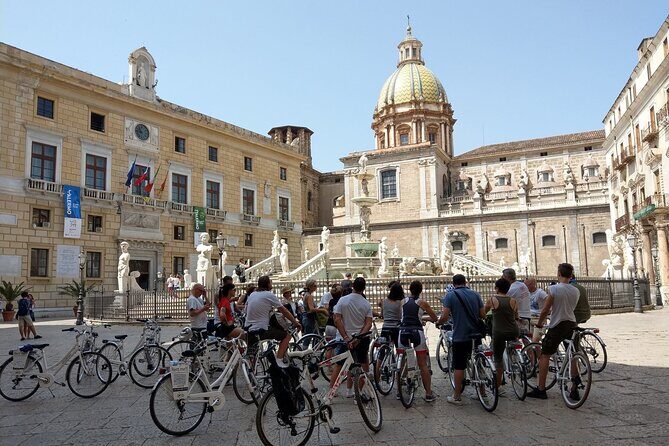 Bike tour of the historic center of Palermo with tasting - The route in plain terms: fountains, markets, cathedrals, and the sea