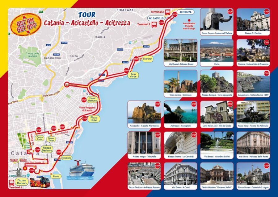 Catania: Hop-On Hop-Off Bus Tour to Acicastello & Acitrezza - Acicastello: Norman castle energy plus real seaside time