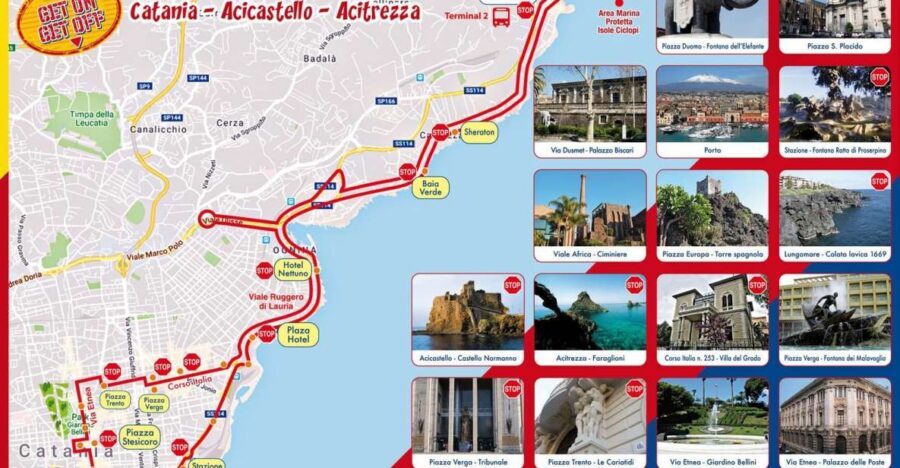 Catania: Hop-On Hop-Off Bus Tour to Acicastello & Acitrezza - The audio guide: what you’ll hear, and why earphones matter