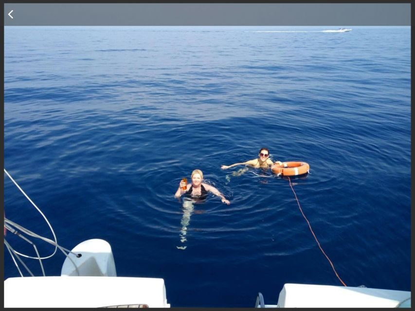 Catania: Sailing Tour with Lunch - Swim and snorkel time: what “boat-only access” really means