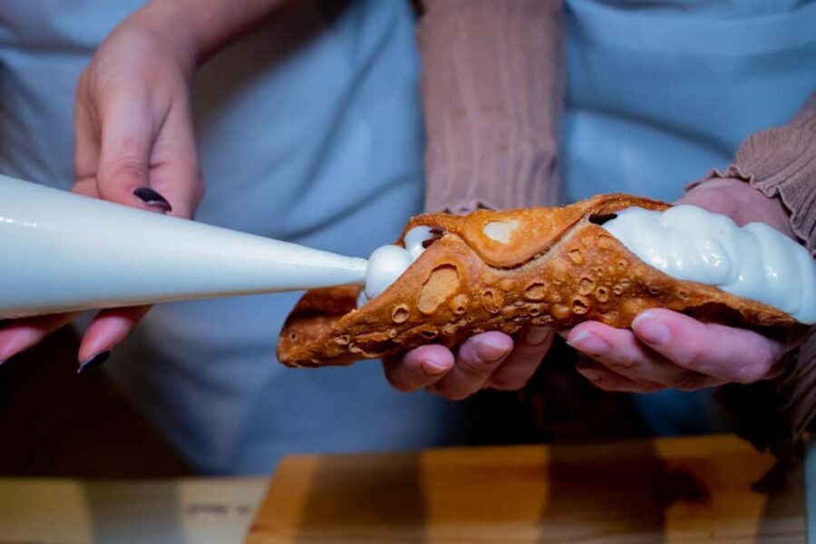 Cooking class, visit to the Catania market and light lunch - What you’ll eat for lunch: appetizers and dessert highlights
