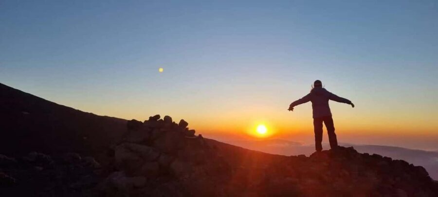Etna North Sunset: Summit area & Craters of 2002 - Starting at Piano Provenzana: where the sunset hike begins