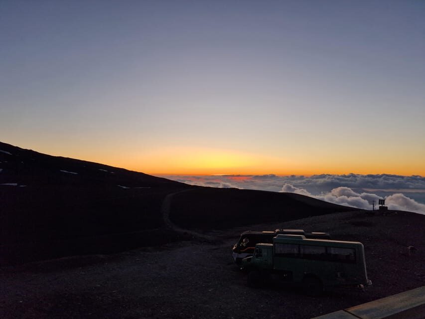 Etna North Sunset: Summit area & Craters of 2002 - Coming back down: Piano delle Concazze to Piano Provenzana