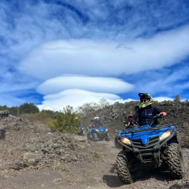 Etna quad tour - 2 hours - From Eruptive Fractures to Black Sand: The Main Ride Stretch