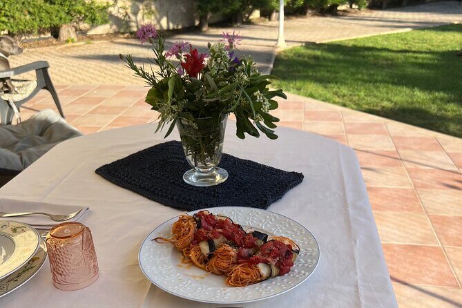 Fresh local pasta lesson in the garden - What You Make: Four Pasta Forms and Sauce Choices That Match Sicily