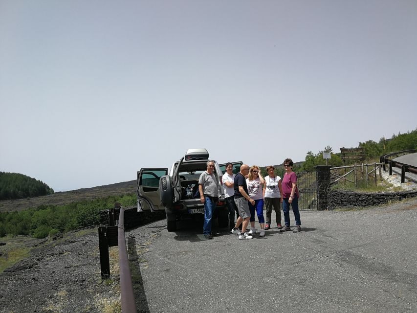 From Catania: Etna & Taormina Day Trip - The lava flow cave: helmets on, head lamps lit, and you go underground