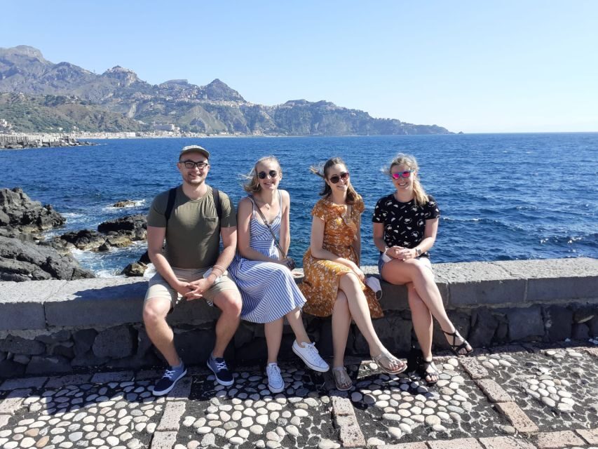 From Catania: White Lotus tour Taormina, Castelmola & Naxos - Guides and small-group feel: Carmelo, Lory, and why it matters