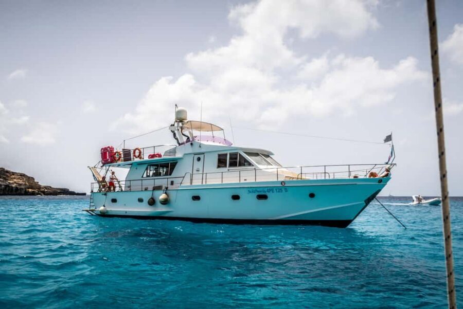 Lampedusa: Yacht excursion, swimming stops and typical lunch - Price and value: what $101 buys on the water