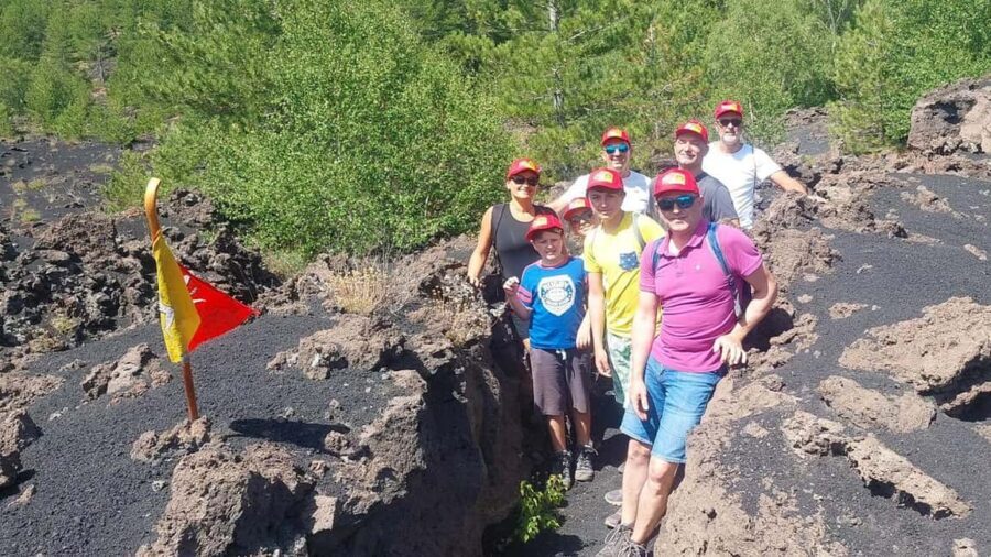 Mount Etna: trek with vintage car, tasting sicilian produtcs - Etna in Miniature and the scars of the 2002 eruption