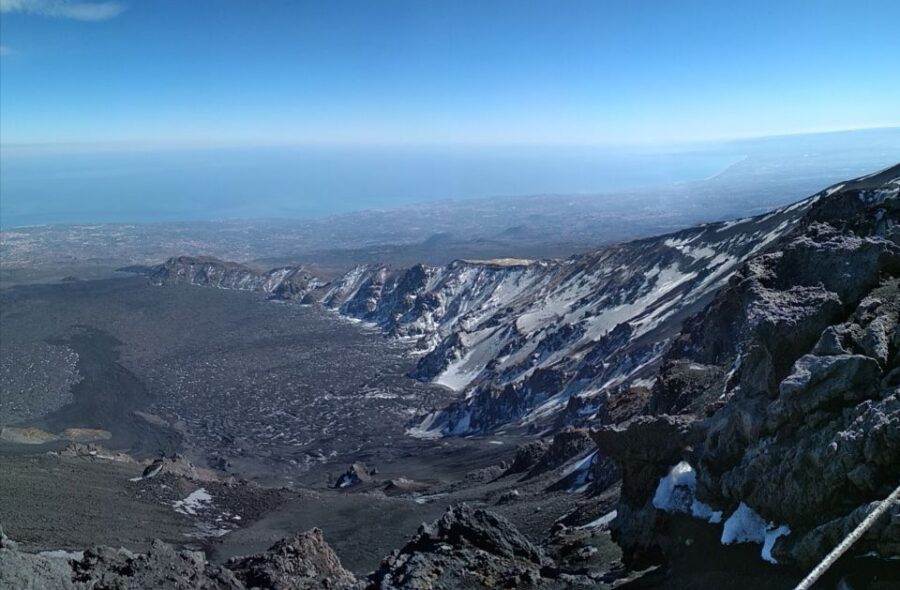 Mt Etna: Winter Trekking Tour with Optional Catania Transfer - Valle del Bove: the lava basin that helps direct eruptions