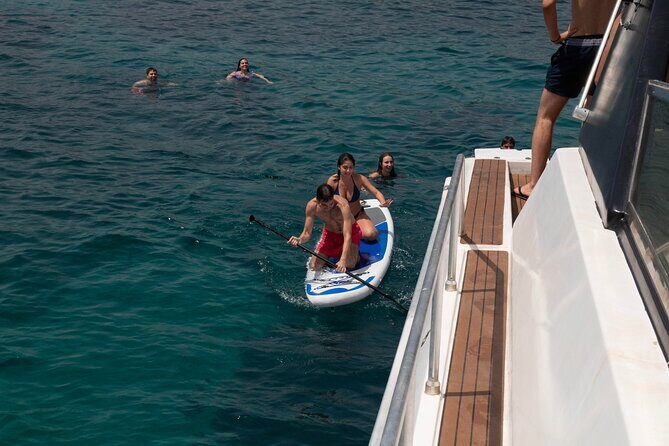 Palermo from the Sea : Luxury Trip between Crystalline Bays, BBQ and Relax - Stop 1: Spiaggia Vergine Maria for a quiet first swim