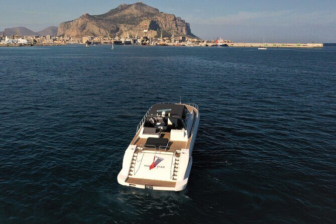 Palermo from the Sea : Luxury Trip between Crystalline Bays, BBQ and Relax - Stop 2: Mondello bay, turquoise water, and the on-board fish BBQ