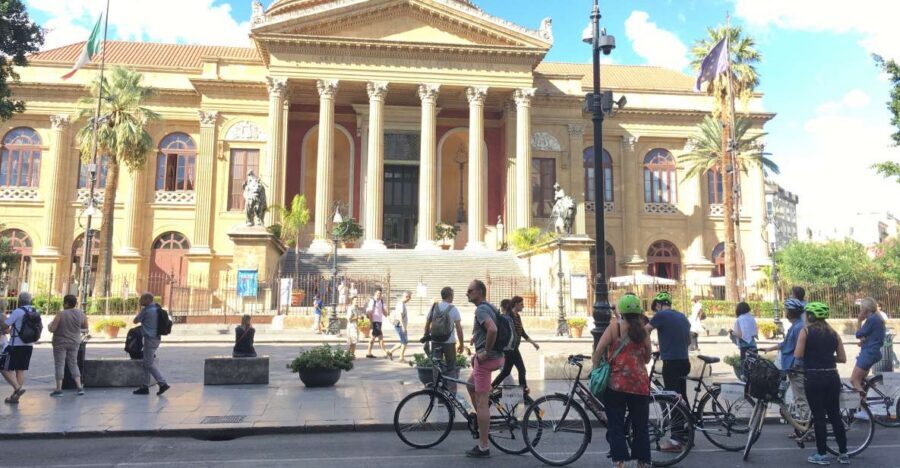 Palermo: Historic Center Guided Bike Tour with Food Tasting - Meeting Point and Getting Set Up in Under 15 Minutes