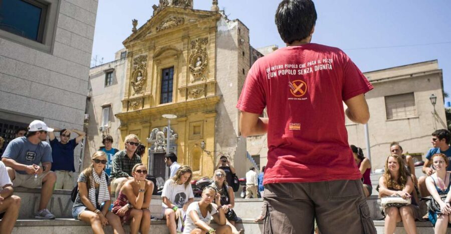 Palermo: NO Mafia Walking Tour - Teatro Massimo: culture, identity, and the setting for power