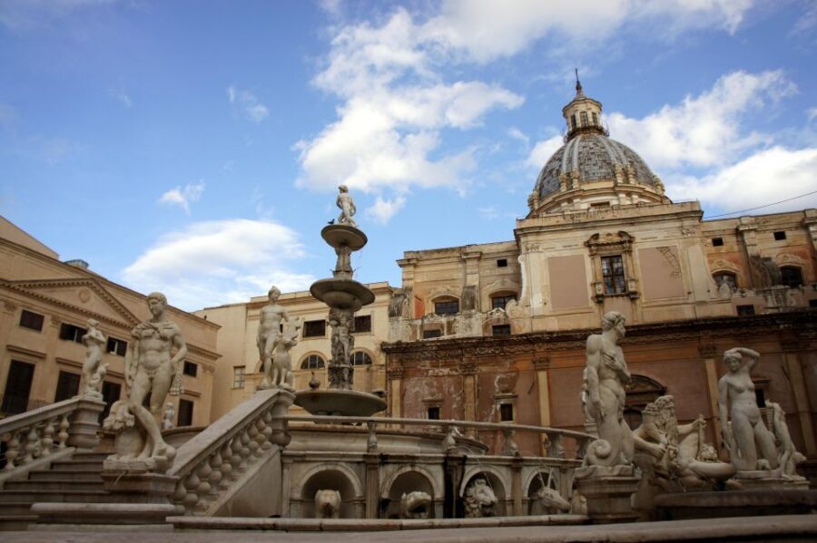 Palermo: three-hour private city tour - Piazza Giuseppe Verdi: a short stop that sets the mood