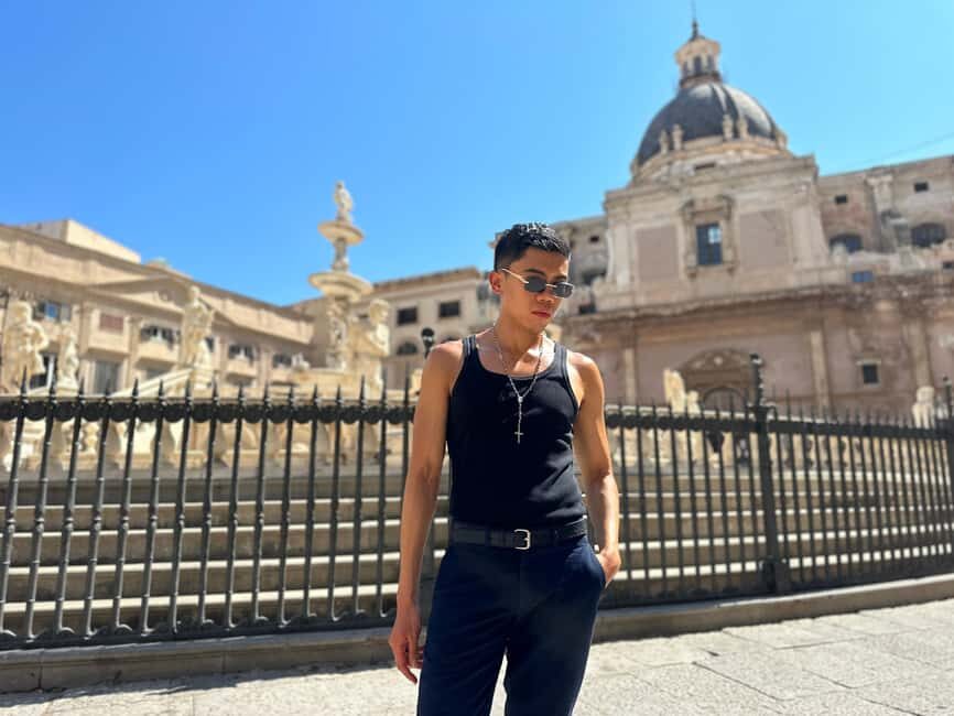 PHOTOSHOOT IN PALERMO - Teatro Massimo: the first stop that sets the tone (15 minutes)