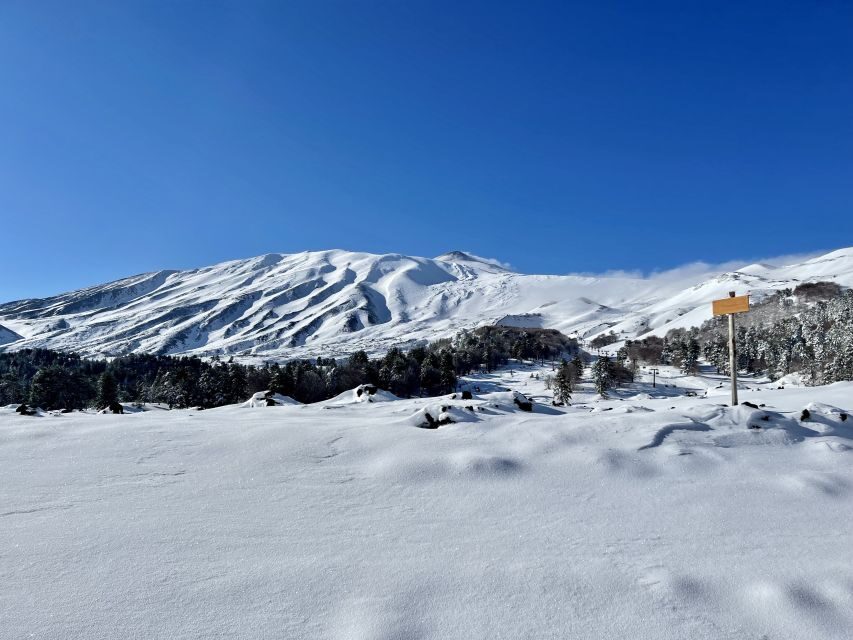 Piano Provenzana: Guided Mt. Etna Snowshoeing Trek - Sea views and the Taormina connection: what you can spot on clear days