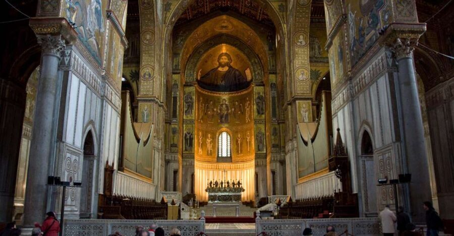Private Monreale Cathedral and Cloister, Ceramic Lab tour - From Teatro Massimo to Monreale: why the pickup matters