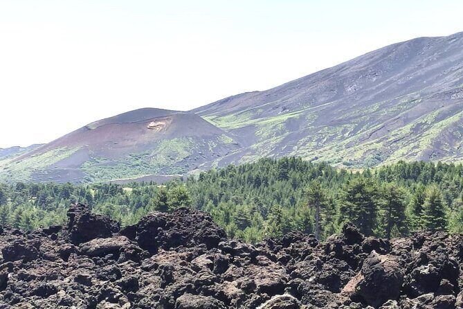 Private tour of Etna with food and wine tasting in the cellar - Stop 1 at Etna’s 2,000-Meter Area: Lava Flows, Extinct Craters, and Cave Time