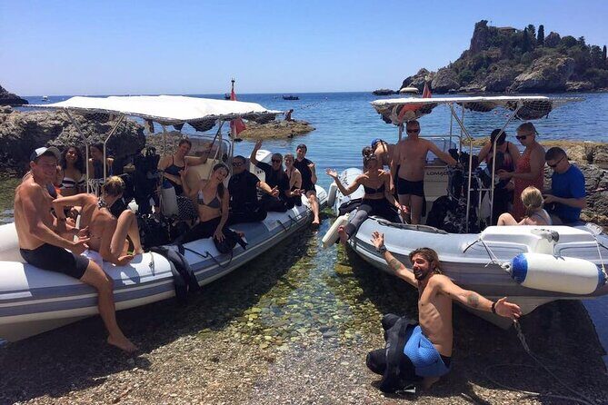 Snorkeling at Isola Bella Marine Park Taormina - English on board: planning for language needs