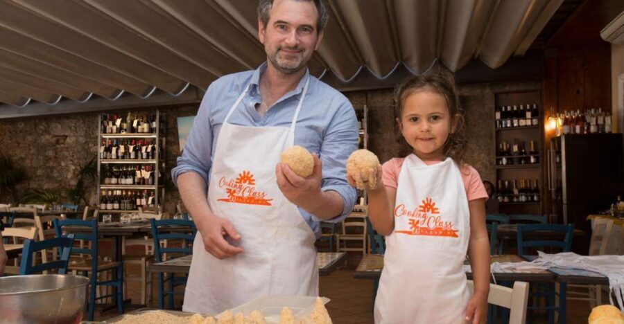 Taormina: Arancino making class - The Full Experience Time: Market, Making, and Lunch