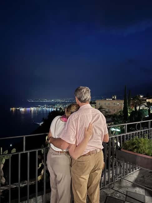 Taormina: exclusive tour with food, drinks, and sunset, pick-up from Catania - Pickup from Catania (and drop-off to Syracuse or Augusta)