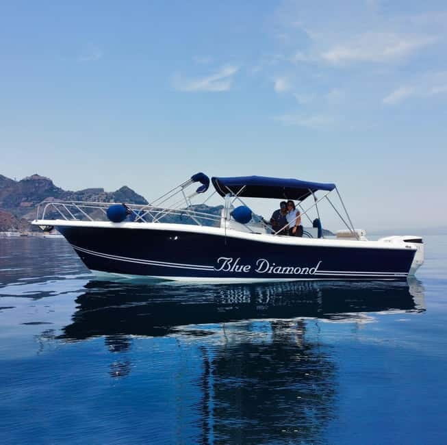 Taormina: Sunset Boat Tour with Dolphin Watching & Aperitif - Meeting Graziella at Da Angelina and stepping onto Blue Diamond