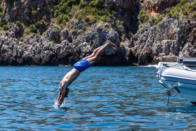 The White Lotus Private Boat Tour Taormina and Giardini Naoxos - Stop 2: Isola Bella snorkeling — where the day often clicks