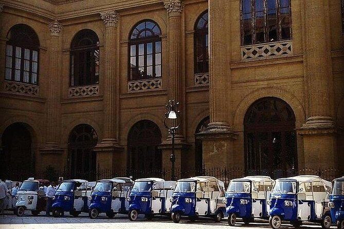 Tuk tuk ride, ape car - Piazza Marina, Cala, and Kalsa: sea views plus Arab Palermo