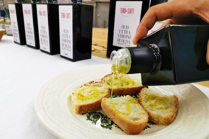 Visit to the olive grove, oil tasting and lunch at the farm - Brunch on the farm: bruschetta, seasonal pizzolo, and dessert